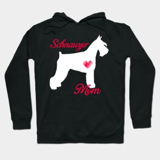 Schnauzer mom   cute mother's day t shirt for dog lovers Hoodie